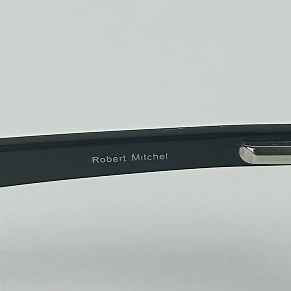 Robert Mitchel RM 8001 Mens Eyeglasses Frame Black Fade Full Rim 54-18-145 mm